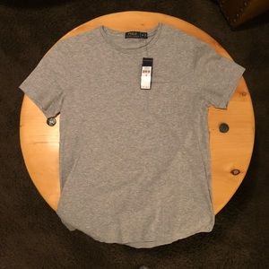 Gray short sleeve Ralph Lauren Polo tee